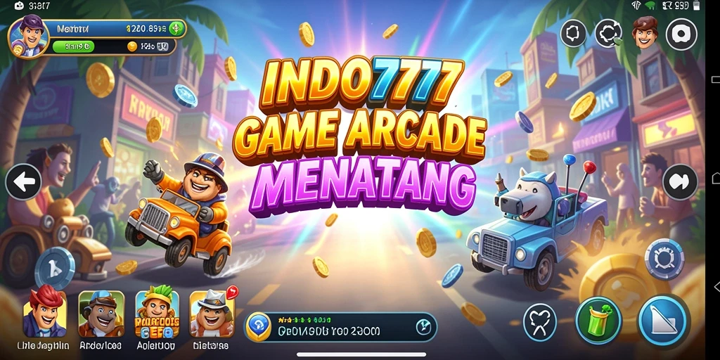 Tampilan gameplay seru dari INDO777 yang menampilkan aksi Arcade.