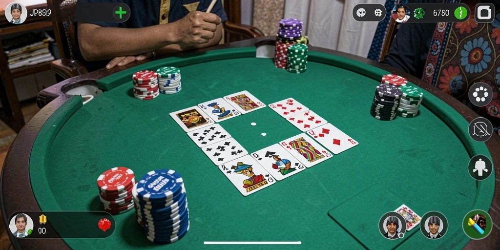 Tampilan gameplay seru JP6789 dalam permainan Gaple.