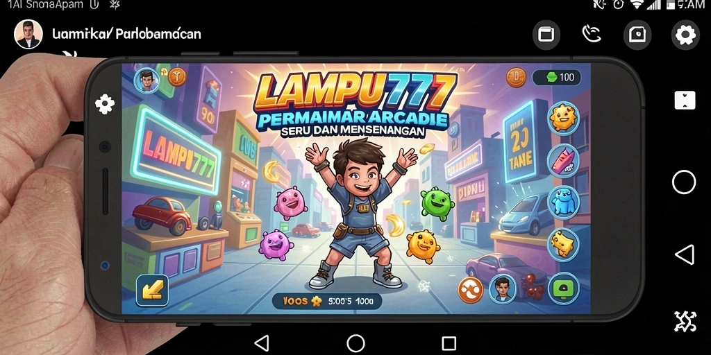 Tangkapan layar LAMPU777 menampilkan aksi gameplay yang seru dan penuh warna.