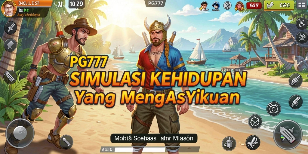 Screenshot PG777 menampilkan gameplay simulasi yang mendalam dan menarik.