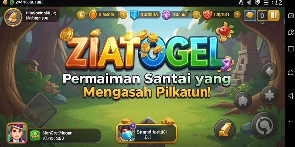 Tampilan gameplay seru dari ZIATOGEL yang memacu strategi.