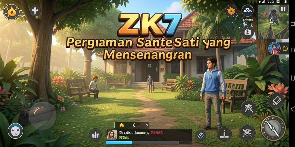 Gameplay ZK7 yang menarik dan penuh warna, sangat menghibur.